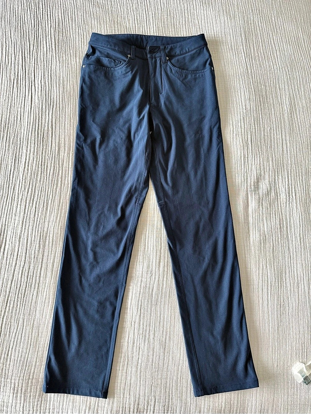 Lululemon ABC Classic-Fit 5-Pocket Pant Blue Waist 26